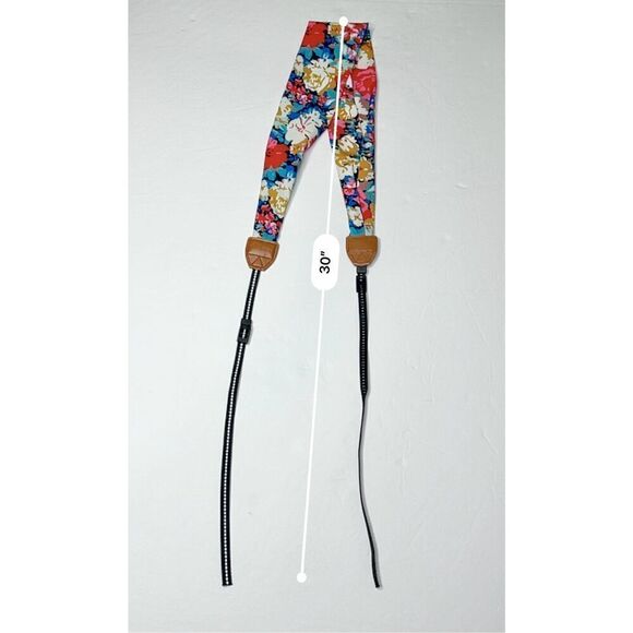 Lifemate DSLR Floral Rayon Universal Crossbody Shoulder Neck Scarf Camera Strap - Picture 6 of 7
